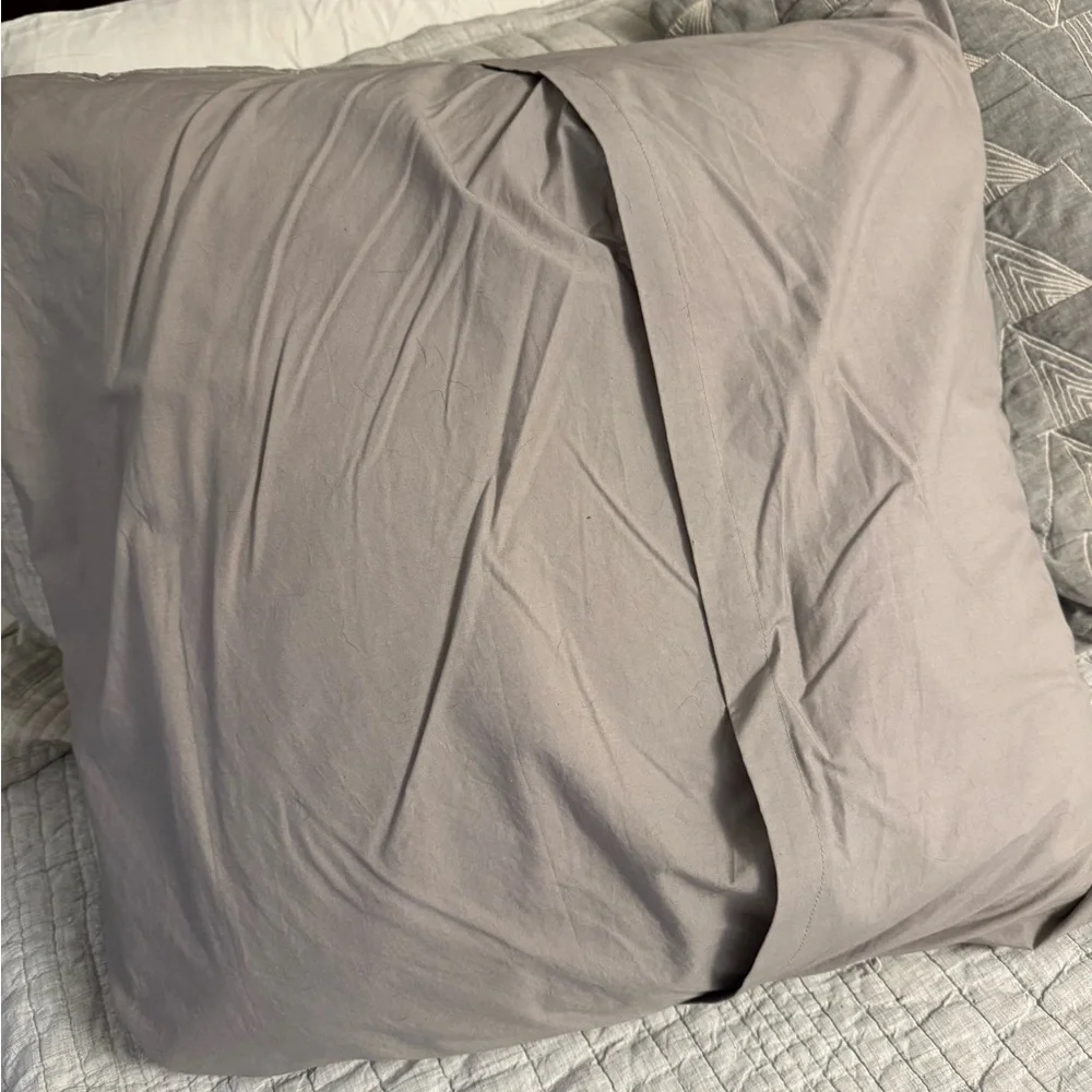 Lot of 3 West Elm 26 inch Euro Sham Pillows